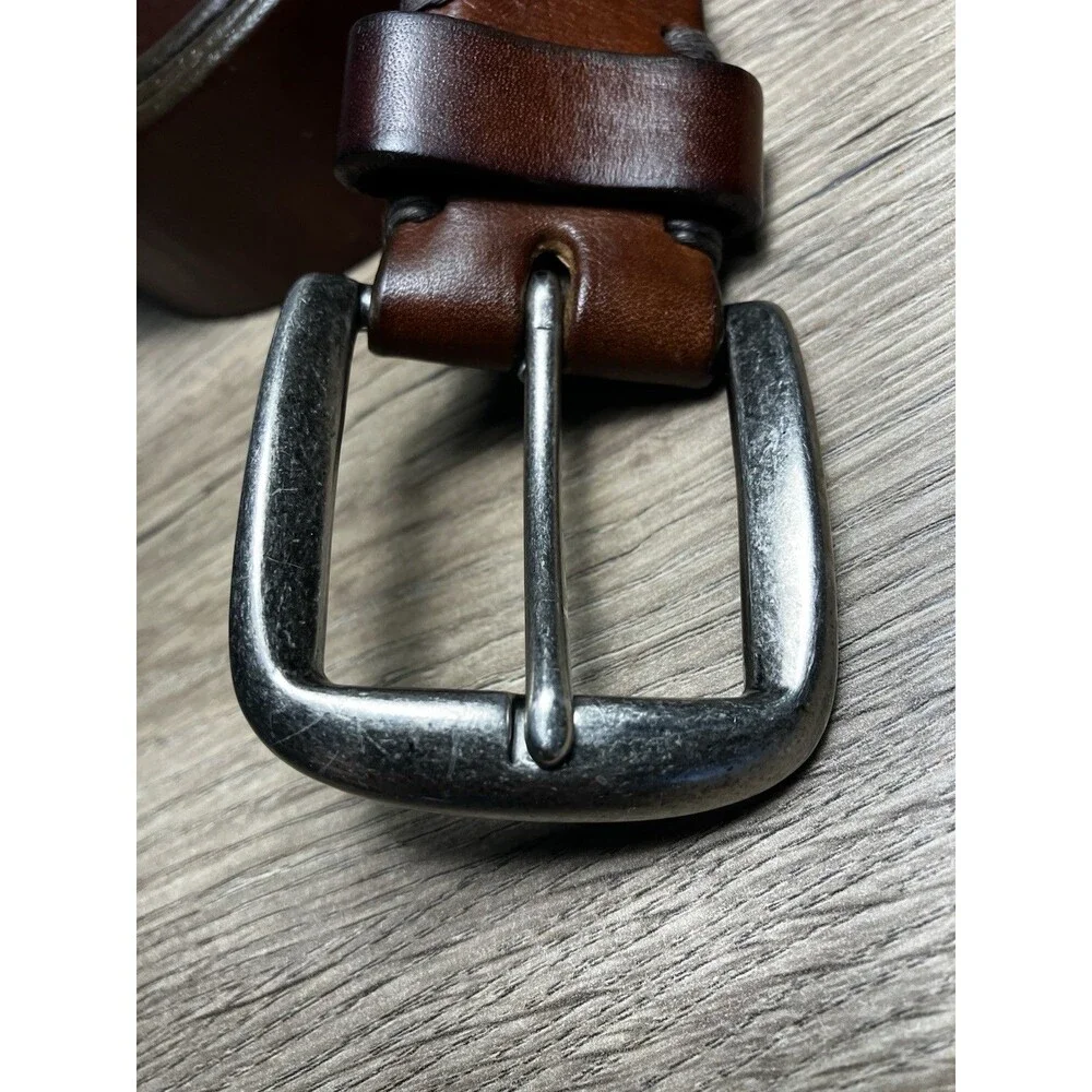GAP Vintage Brown Genuine Leather Belt Size 36